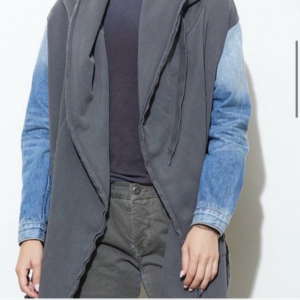 NSF ALORA Draped Hoodie NWT SZ P runs big!